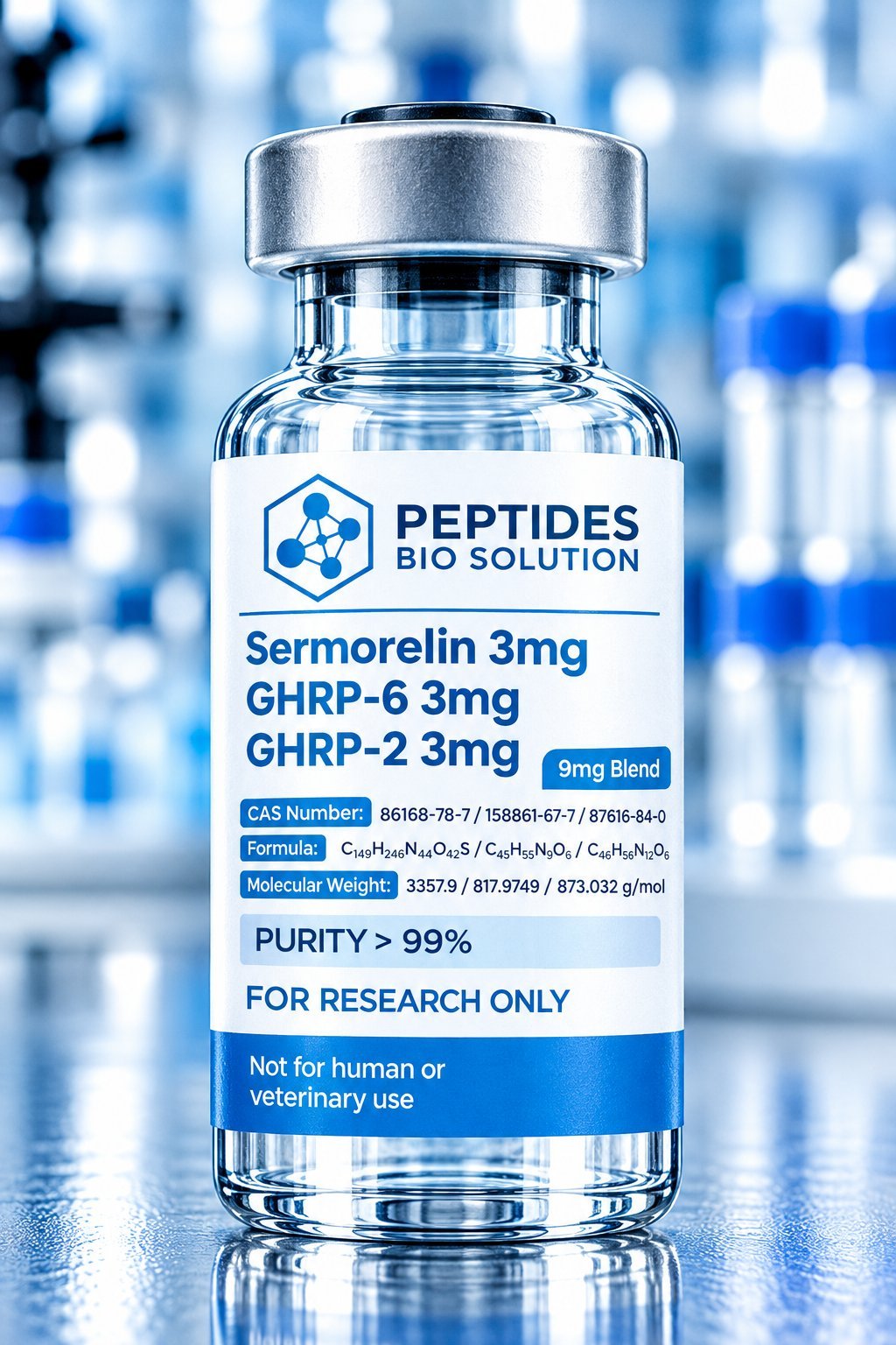 Sermorelin & GHRP-6 & GHRP-2 Blend (9mg)