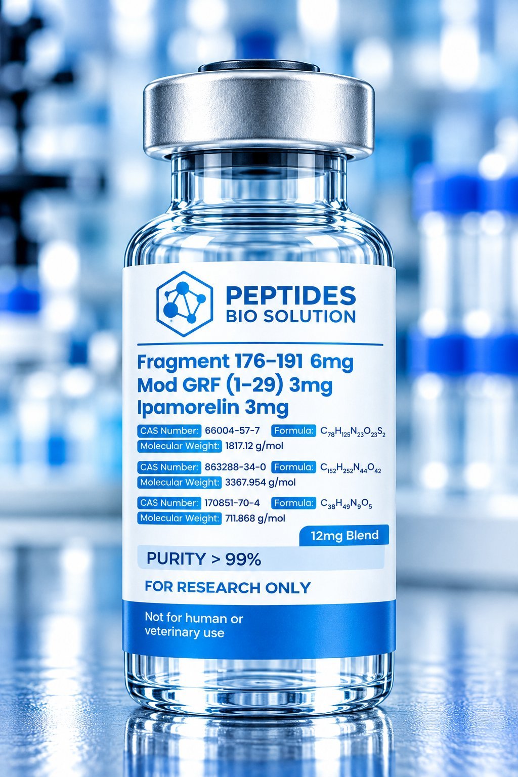 Fragment 176-191 & Mod GRF 1-29 & Ipamorelin Blend (12mg)